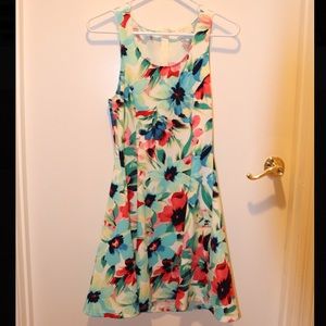 Floral print midi Everly dress